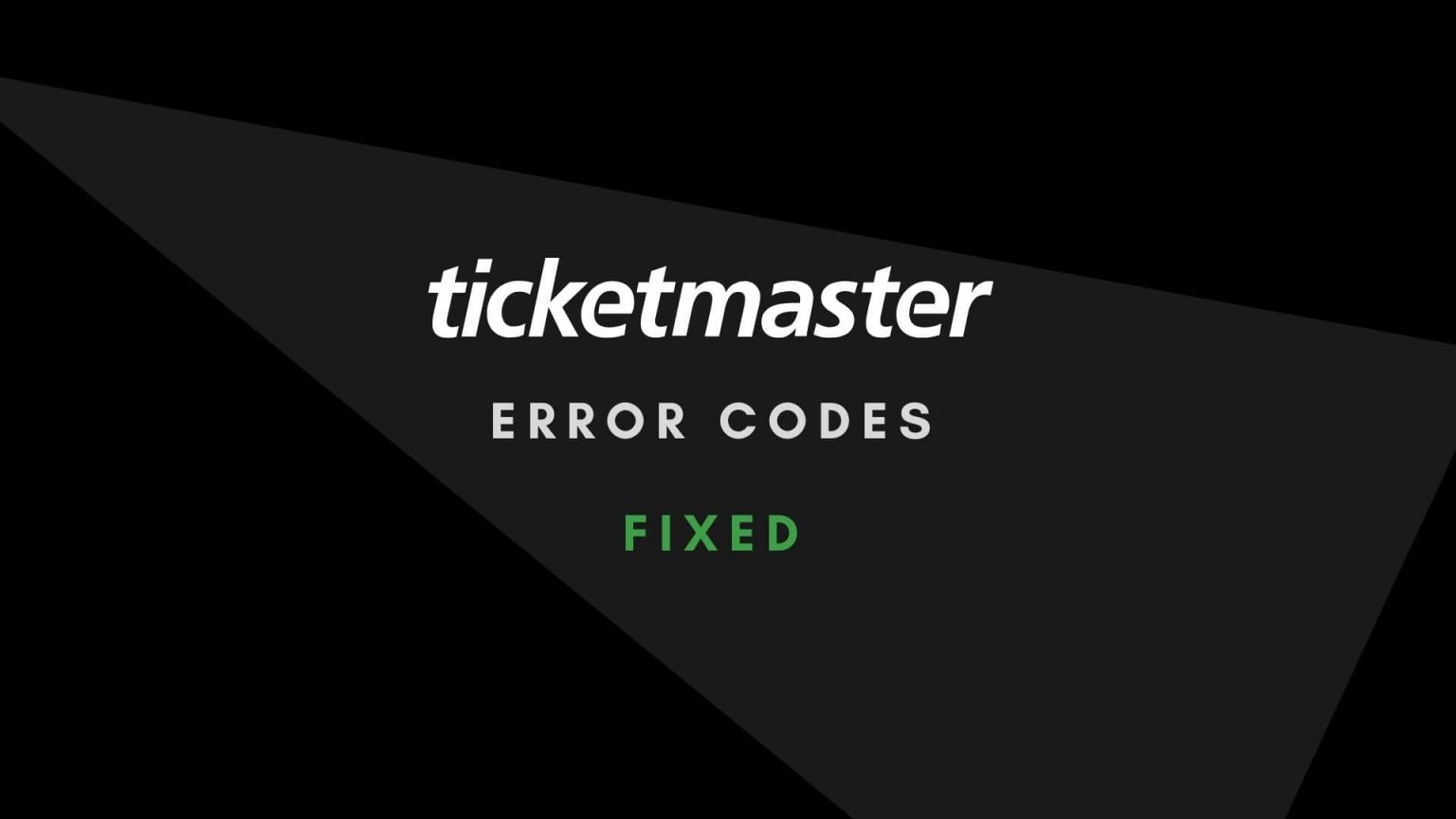 How To Fix Ticketmaster Error Codes u533 0002 0001 