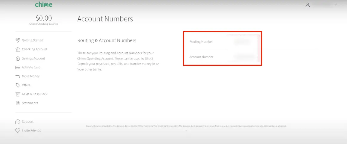 Chime Ach Routing Number